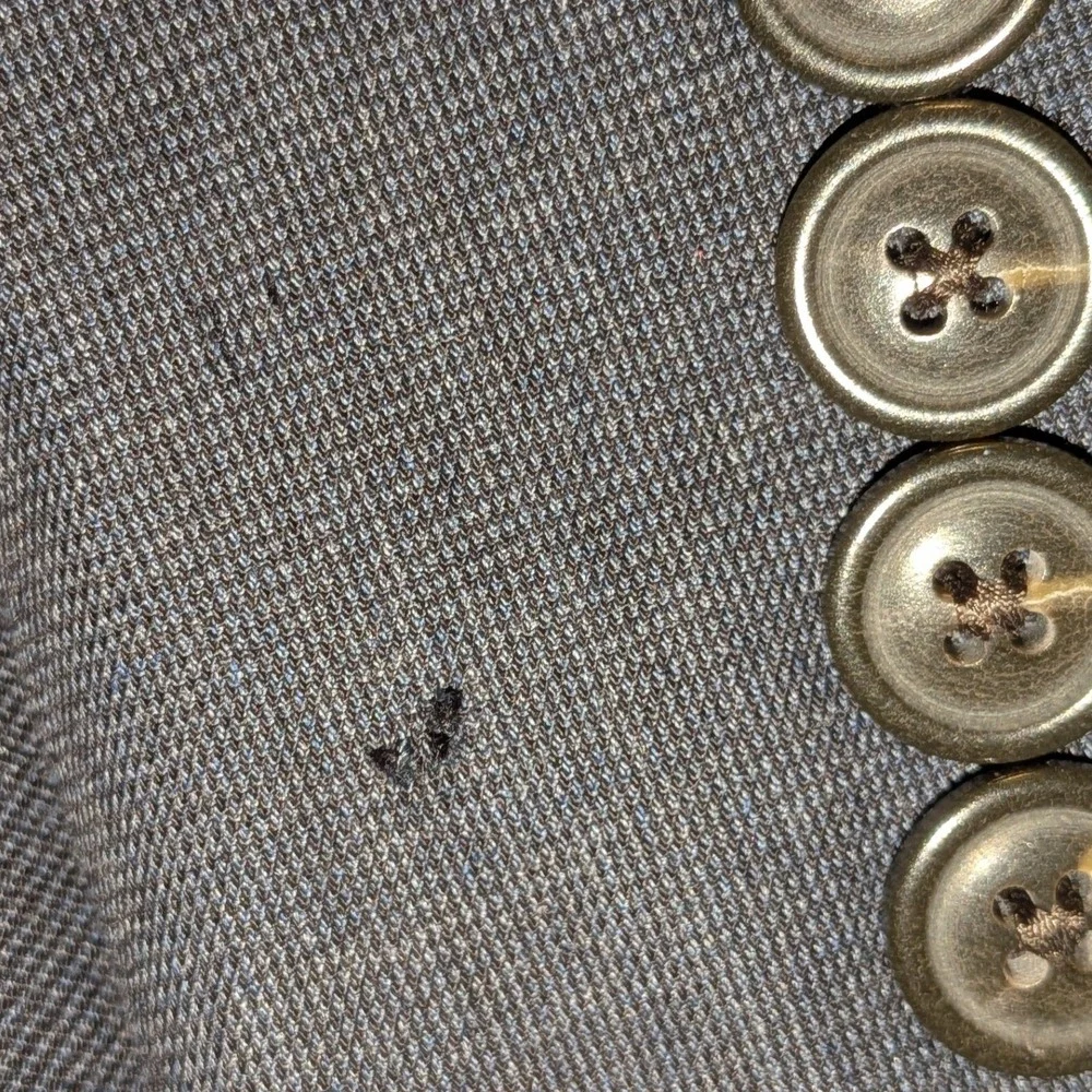 J.Crew Ludlow Slim Fit Italian Cotton Suit Jacket Grey 38R NWOT Small Snag $398